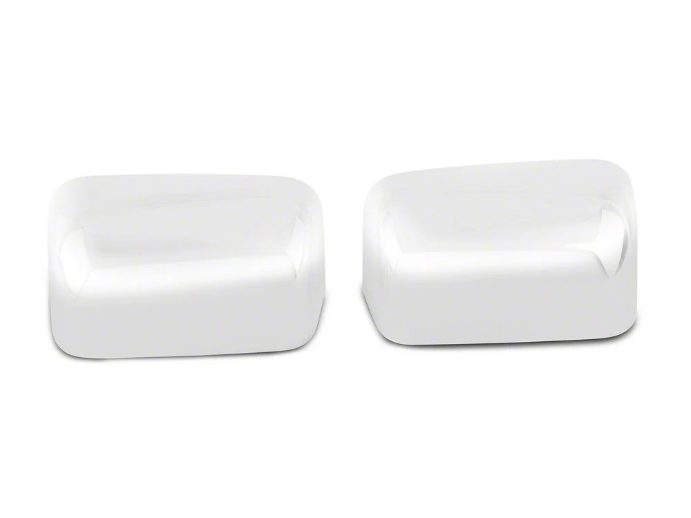 RedRock Top Half Mirror Covers; Chrome (11-14 F-350 Super Duty) - Image 3