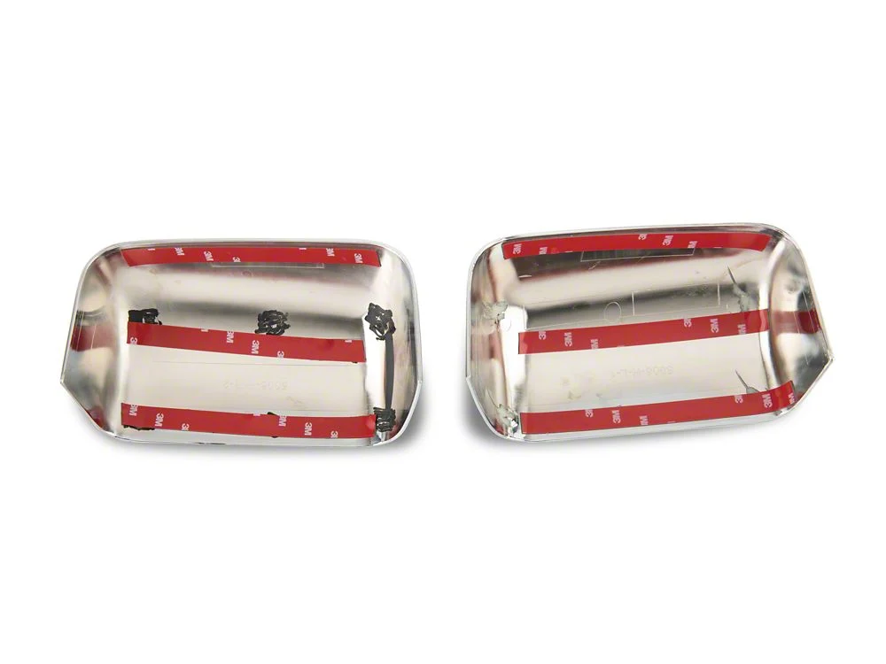 RedRock Top Half Mirror Covers; Chrome (11-14 F-350 Super Duty) - Image 4