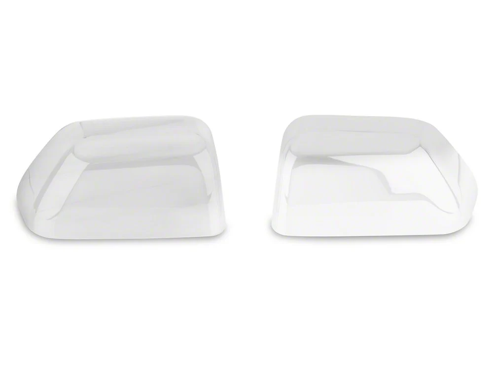 RedRock Top Half Mirror Covers; Chrome (17-18 F-250 Super Duty) - Image 3