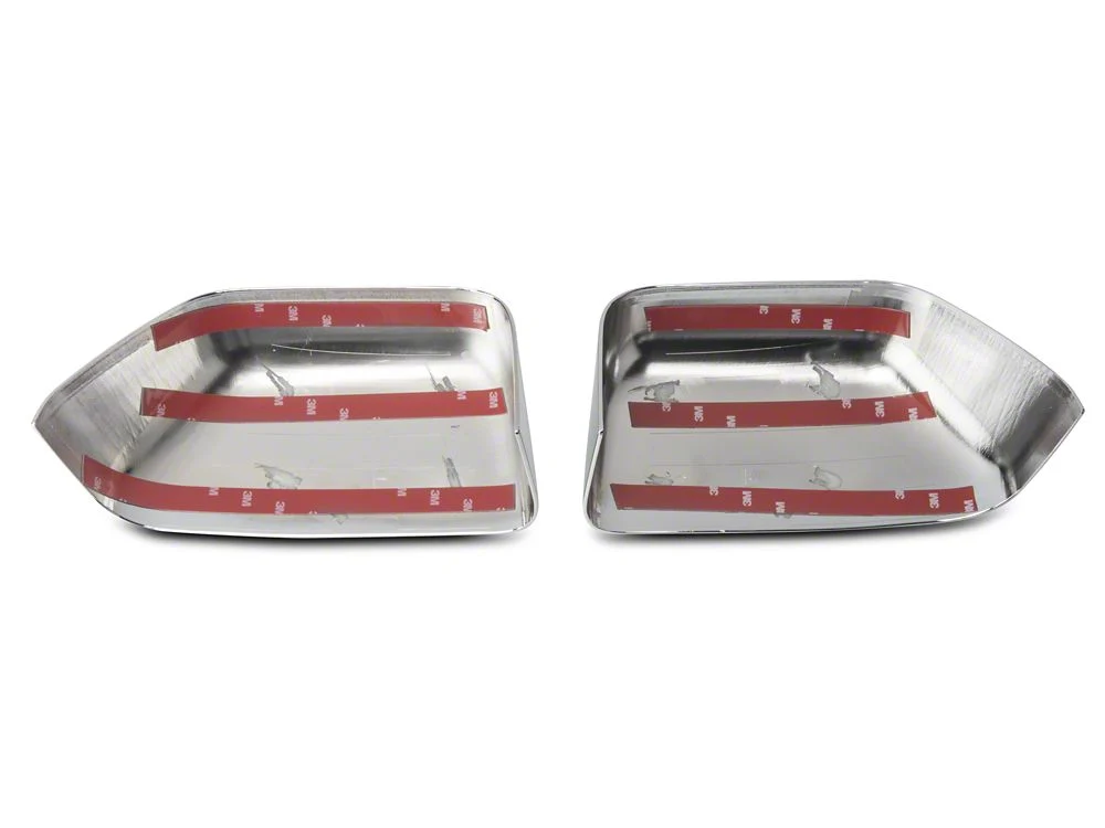 RedRock Top Half Mirror Covers for Towing Mirrors; Chrome (15-17 F-150 w/ Towing Mirrors) - Image 4