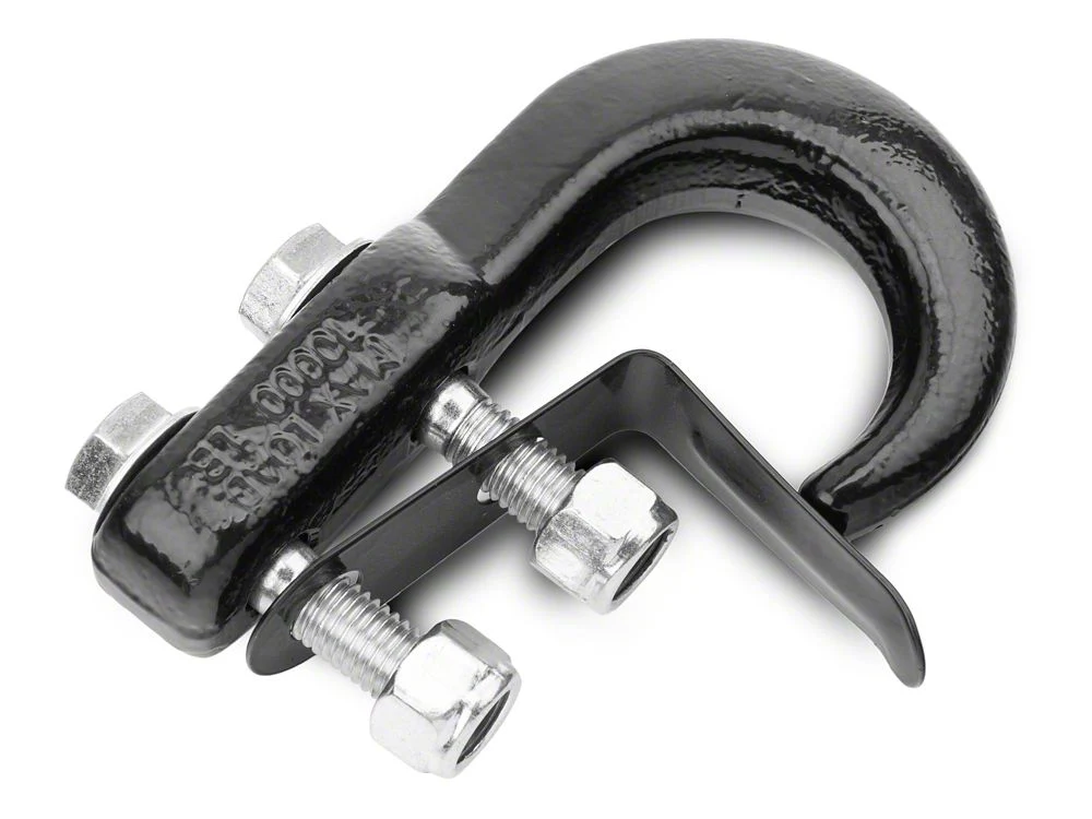RedRock Tow Hook; Black (Universal; Some Adaptation May Be Required) - Image 3