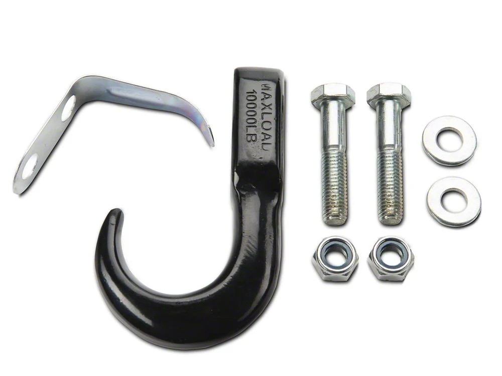 RedRock Tow Hook Kit; Black - Image 2