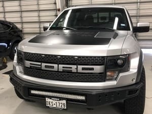 RedRock Tubular Off-Road Front Bumper with 30-Inch LED Light Bar (10-14 F-150 Raptor) - Image 14