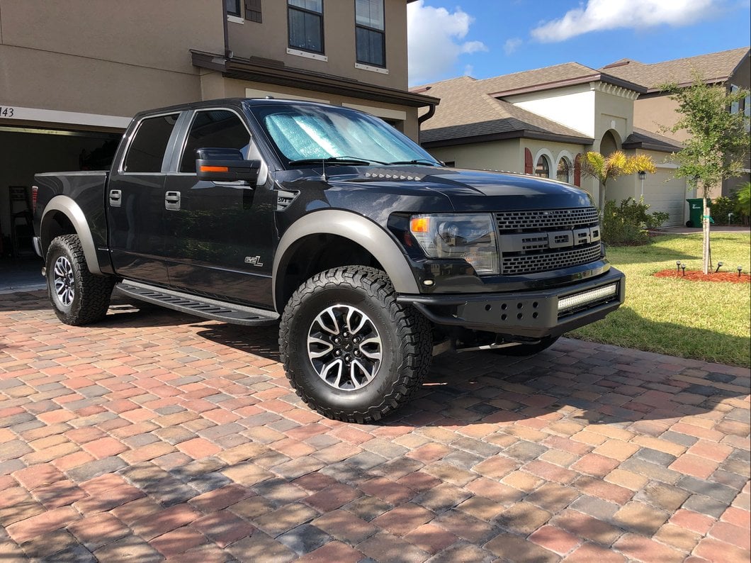 RedRock Tubular Off-Road Front Bumper with 30-Inch LED Light Bar (10-14 F-150 Raptor) - Image 18