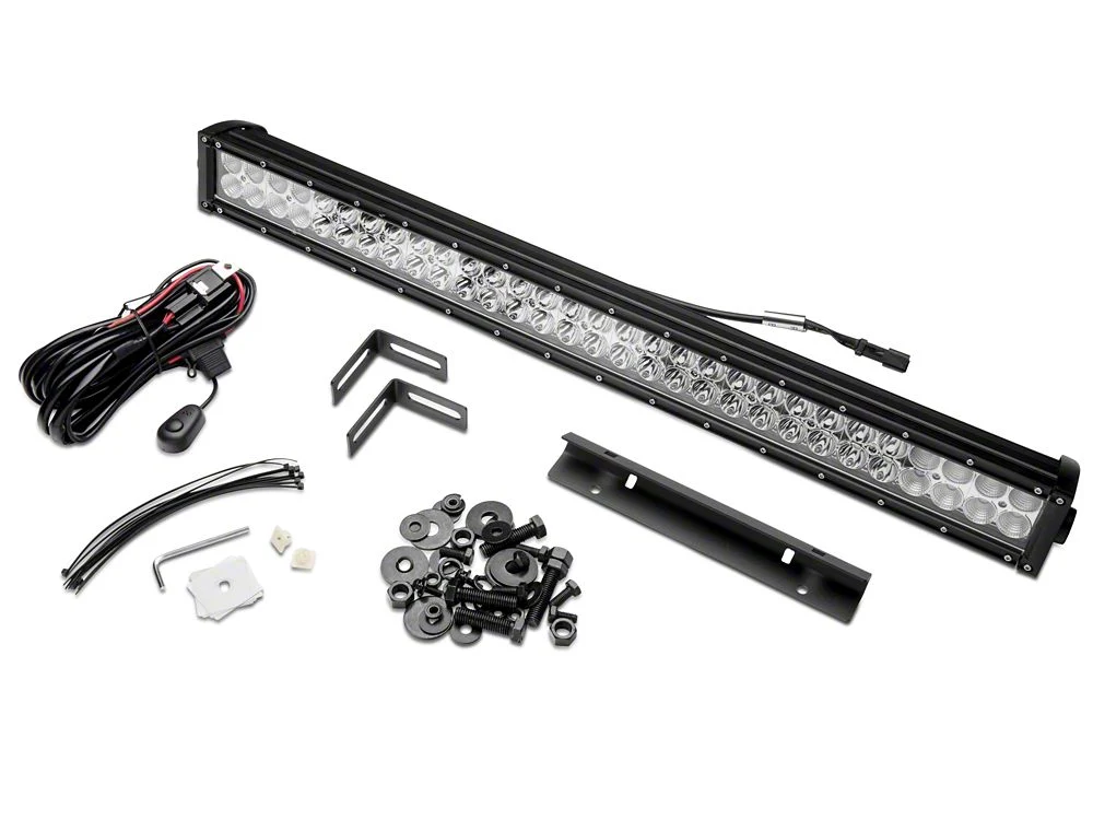 RedRock Tubular Off-Road Front Bumper with 30-Inch LED Light Bar (10-14 F-150 Raptor) - Image 3