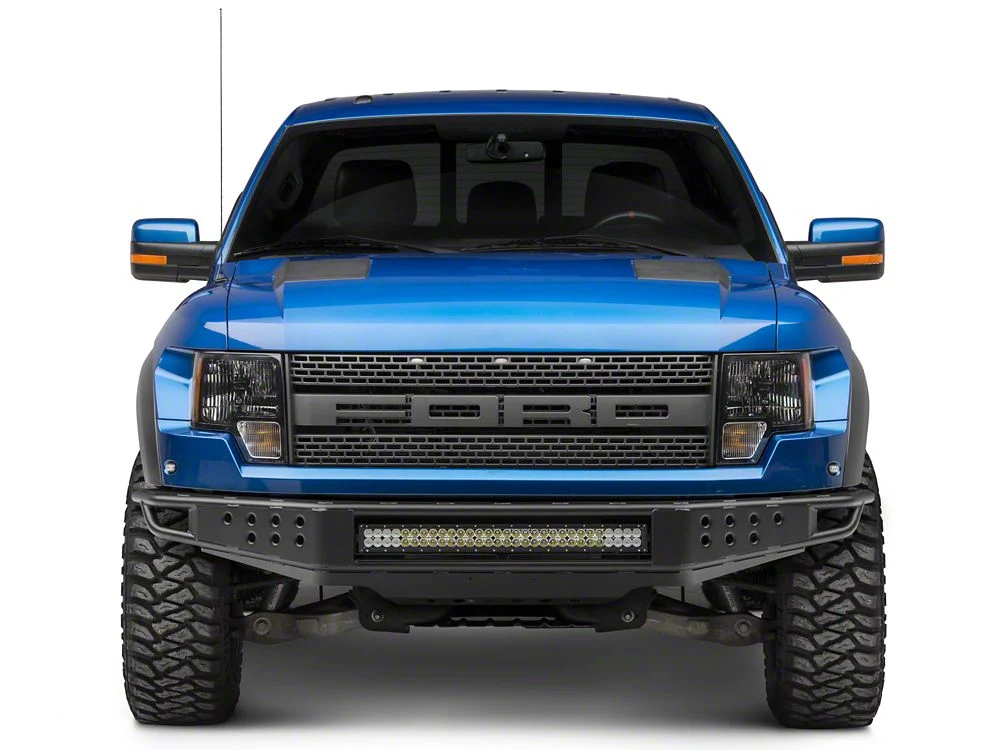RedRock Tubular Off-Road Front Bumper with 30-Inch LED Light Bar (10-14 F-150 Raptor) - Image 7