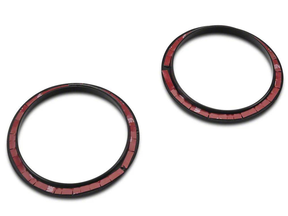 RedRock Turn Signal Bezels; Black (07-18 Jeep Wrangler JK) - Image 5