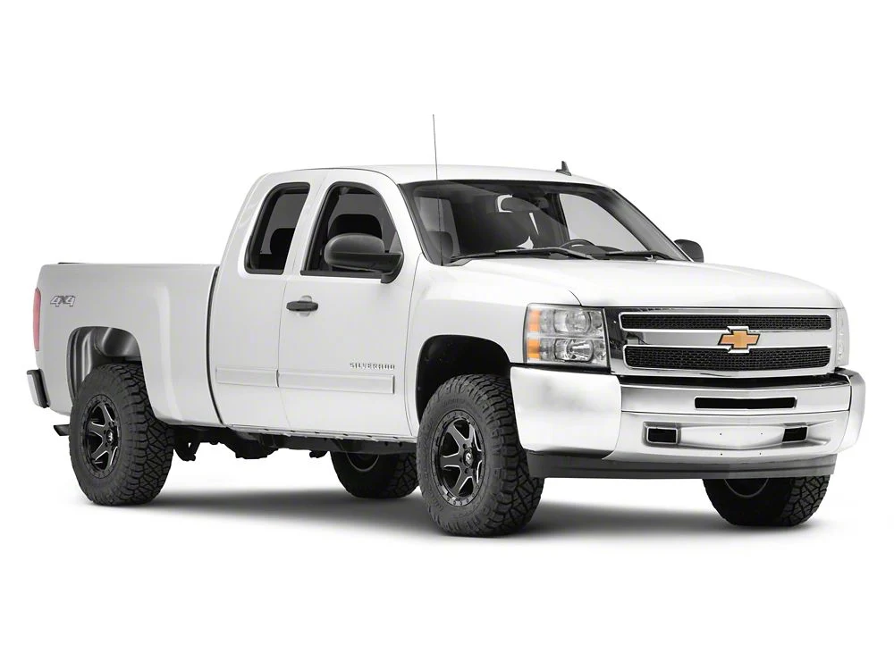 RedRock Upper Overlay Grille; Black (07-13 Silverado 1500) - Image 2