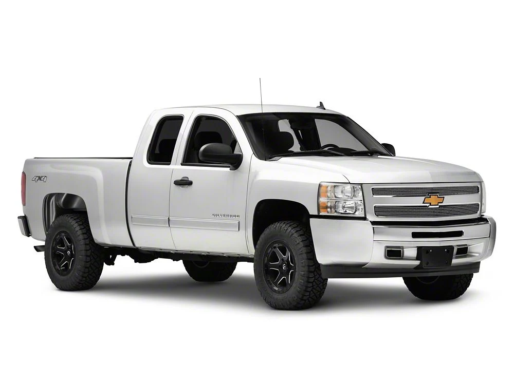 RedRock Upper Overlay Grille; Polished (07-13 Silverado 1500) - Image 2