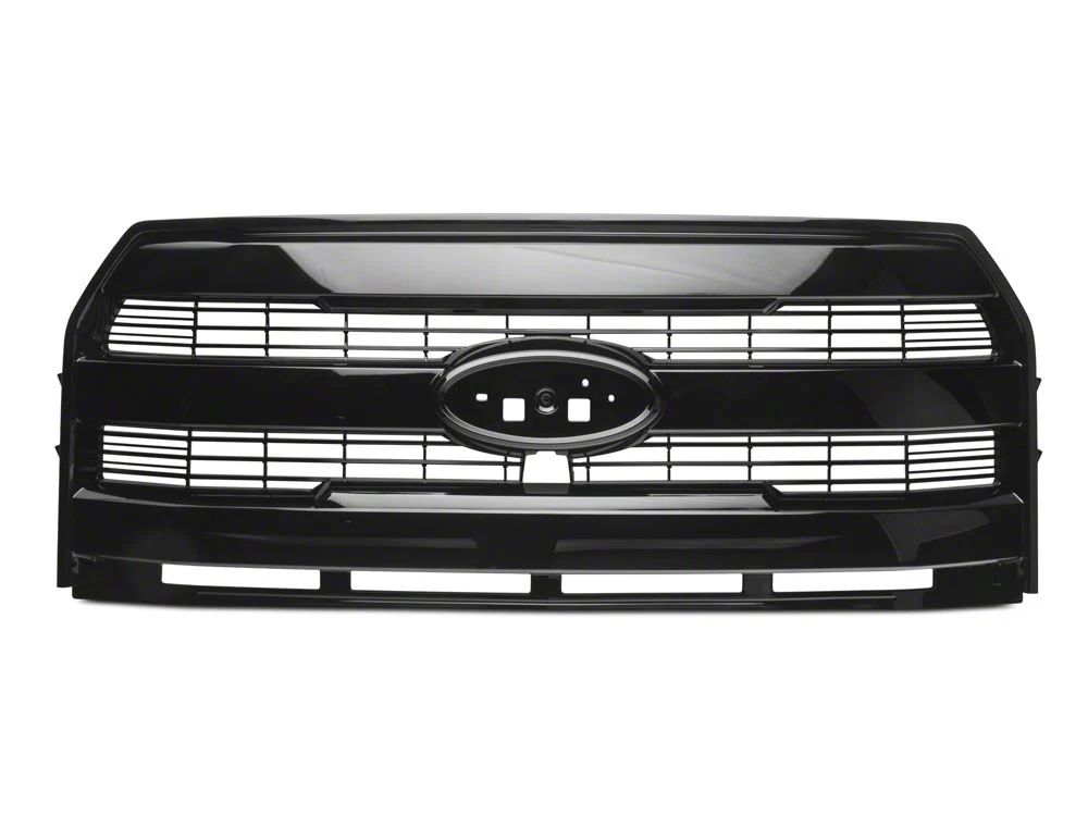RedRock Upper Replacement Grille; Gloss Black (15-17 F-150, Excluding Raptor) - Image 6