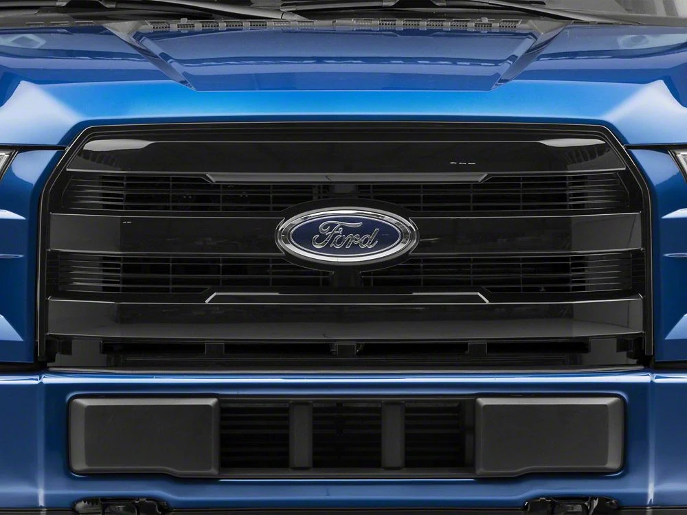 RedRock Upper Replacement Grille; Gloss Black (15-17 F-150, Excluding Raptor) - Image 7