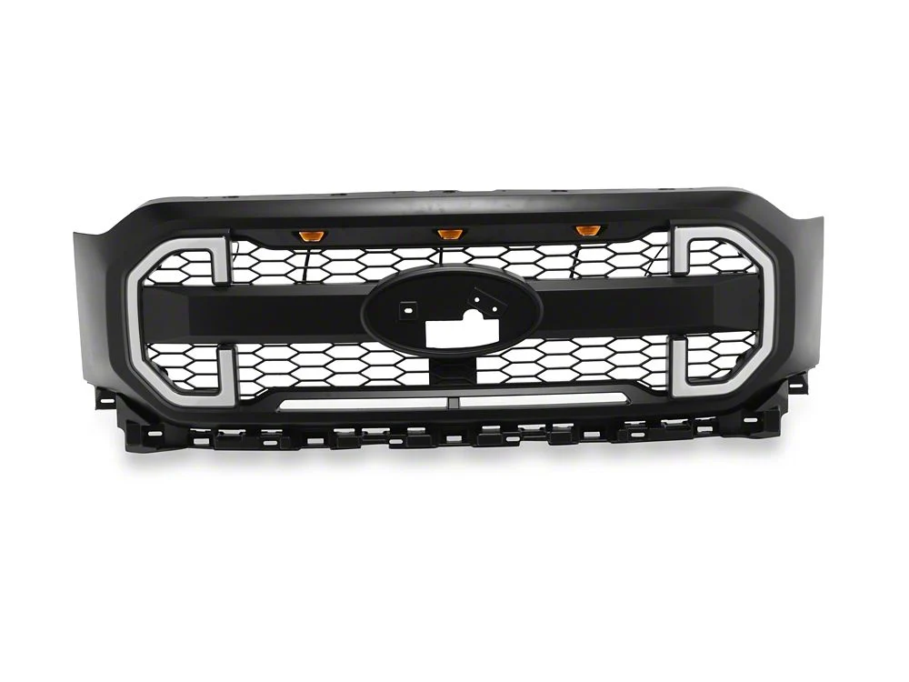 RedRock Upper Replacement Grille with LED DRL and Accent Lighting (21-23 F-150, Excluding Raptor) - Image 5