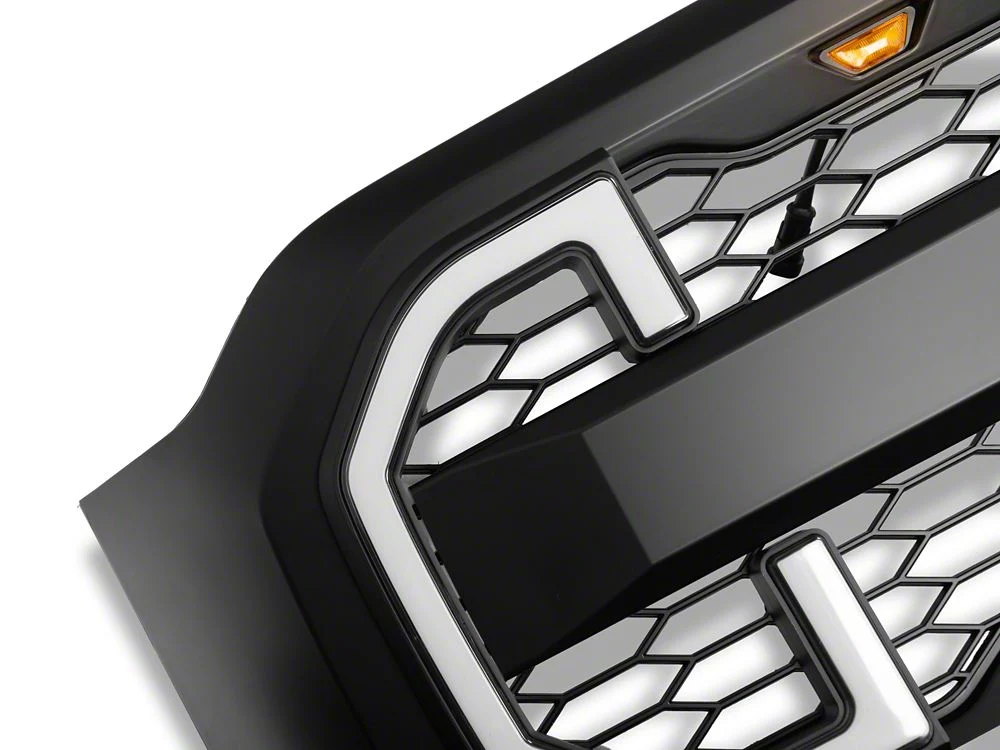 RedRock Upper Replacement Grille with LED DRL and Accent Lighting (21-23 F-150, Excluding Raptor) - Image 8