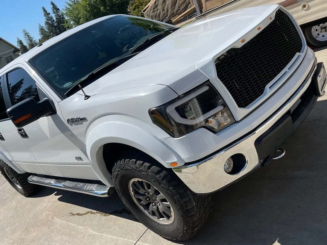 RedRock Upper Replacement Grille with LED Lighting; Matte Black (09-14 F-150, Excluding Raptor) - Image 14