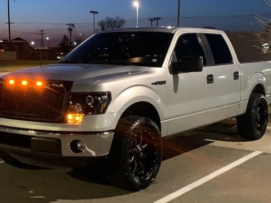 RedRock Upper Replacement Grille with LED Lighting; Matte Black (09-14 F-150, Excluding Raptor) - Image 16