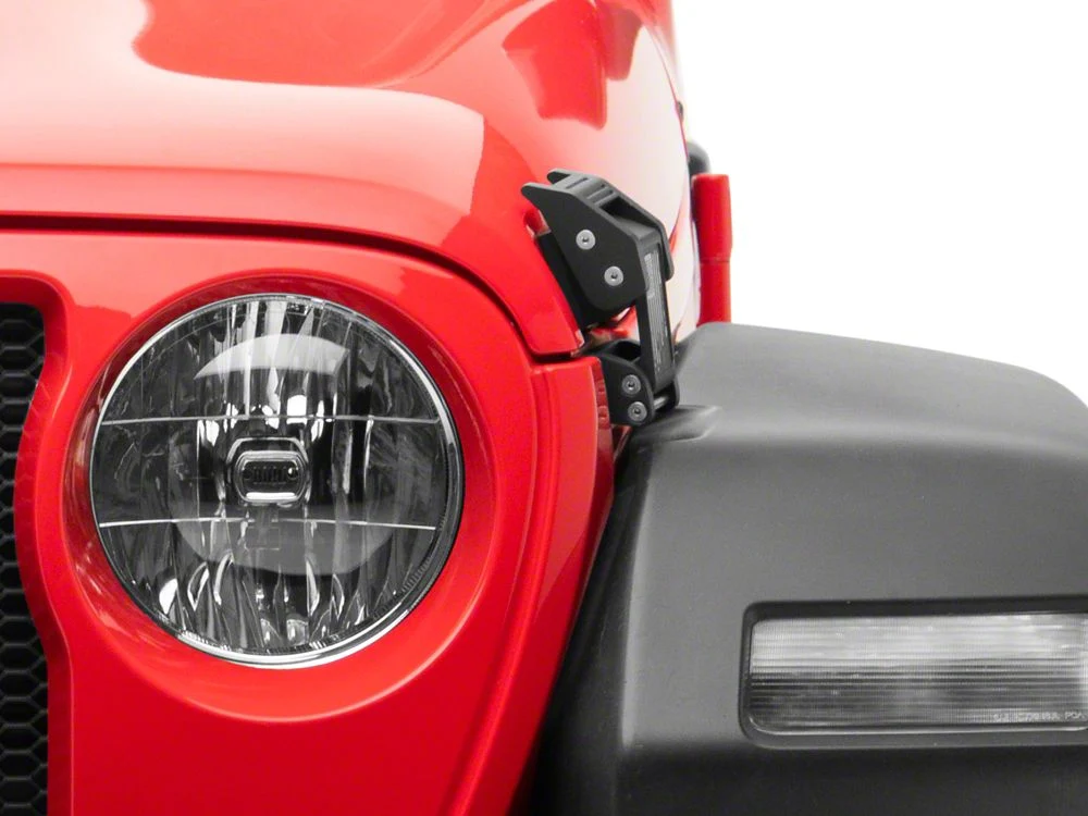 RedRock V2 Old Glory Billet Hood Catch Kit (18-25 Jeep Wrangler JL) - Image 8