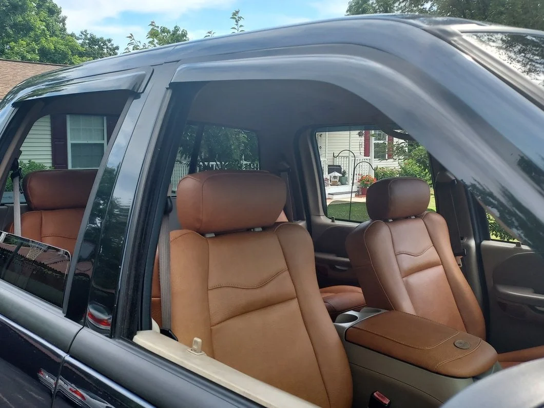 RedRock Window Deflectors; Front and Rear; Smoked (01-03 F-150 SuperCrew) - Image 10