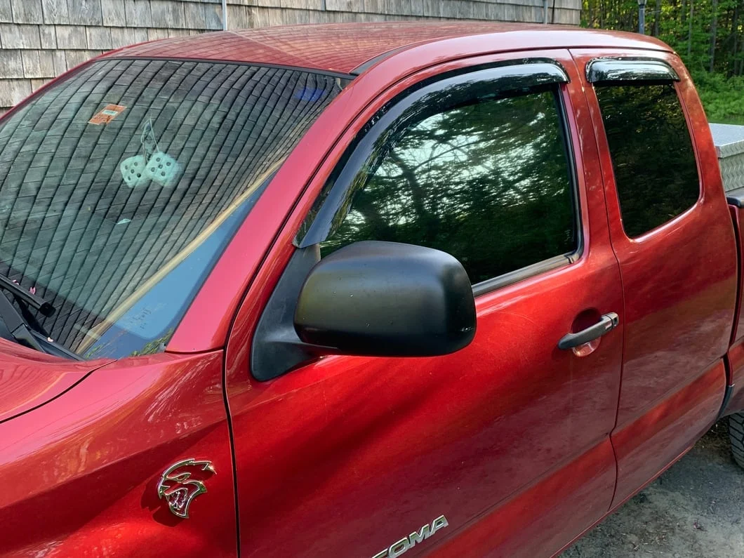 RedRock Window Deflectors; Front and Rear; Smoked (05-15 Tacoma Access Cab) - Image 11