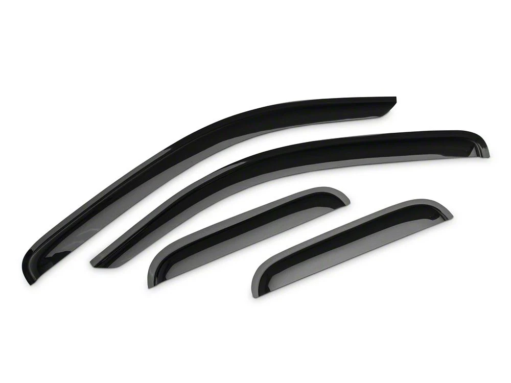 RedRock Window Deflectors; Front and Rear; Smoked (05-15 Tacoma Access Cab) - Image 2