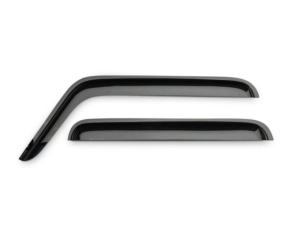 RedRock Window Deflectors; Front and Rear; Smoked (07-18 Jeep Wrangler JK 4-Door) - Image 2