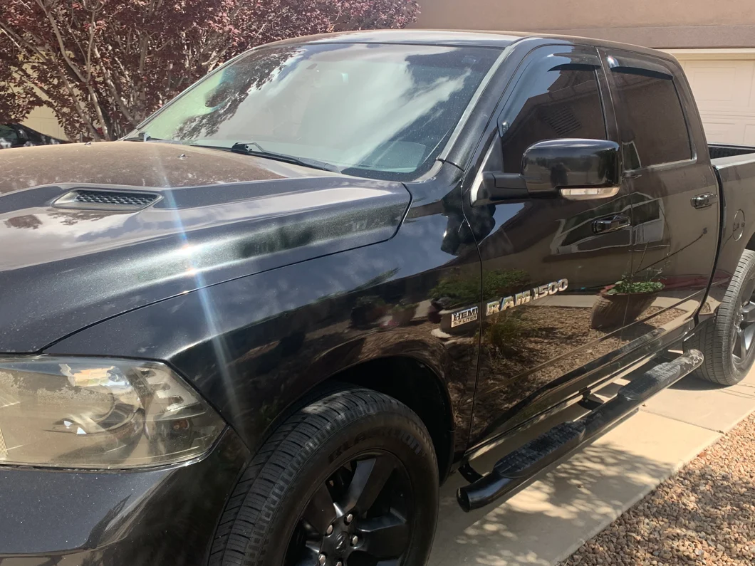RedRock Window Deflectors; Front and Rear; Smoked (09-18 RAM 1500 Crew Cab) - Image 11