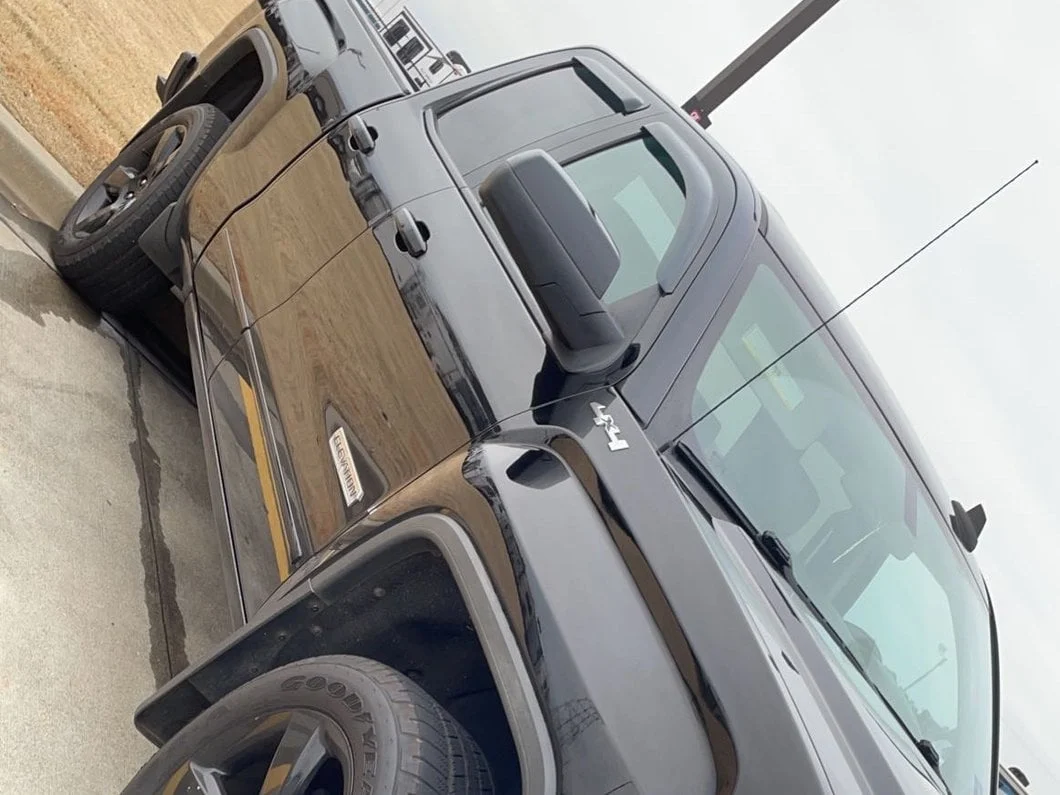RedRock Window Deflectors; Front and Rear; Smoked (14-18 Sierra 1500 Double Cab) - Image 10