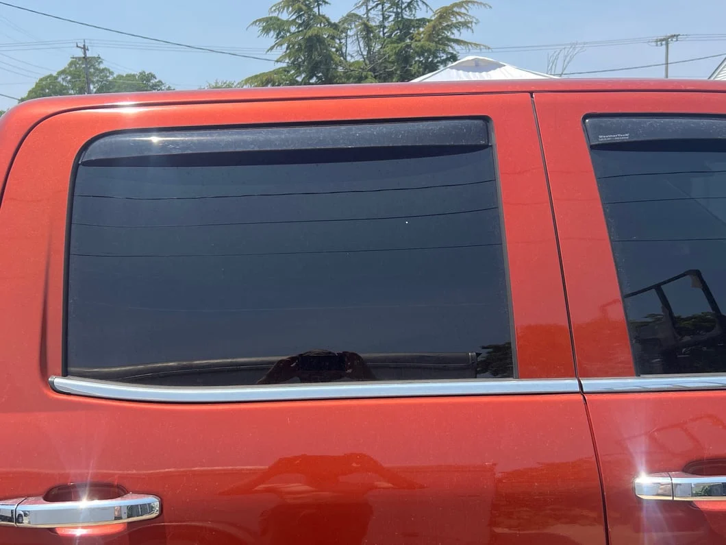 RedRock Window Deflectors; Front and Rear; Smoked (14-18 Silverado 1500 Crew Cab) - Image 11
