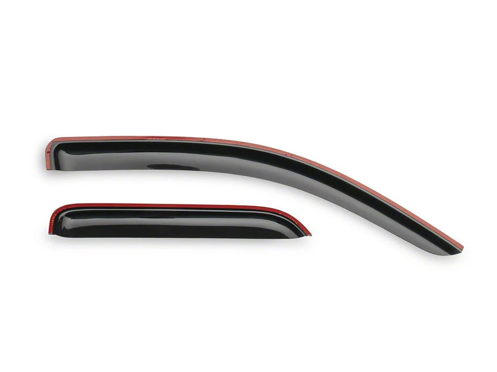 RedRock Window Deflectors; Front and Rear; Smoked (14-18 Silverado 1500 Double Cab) - Image 5