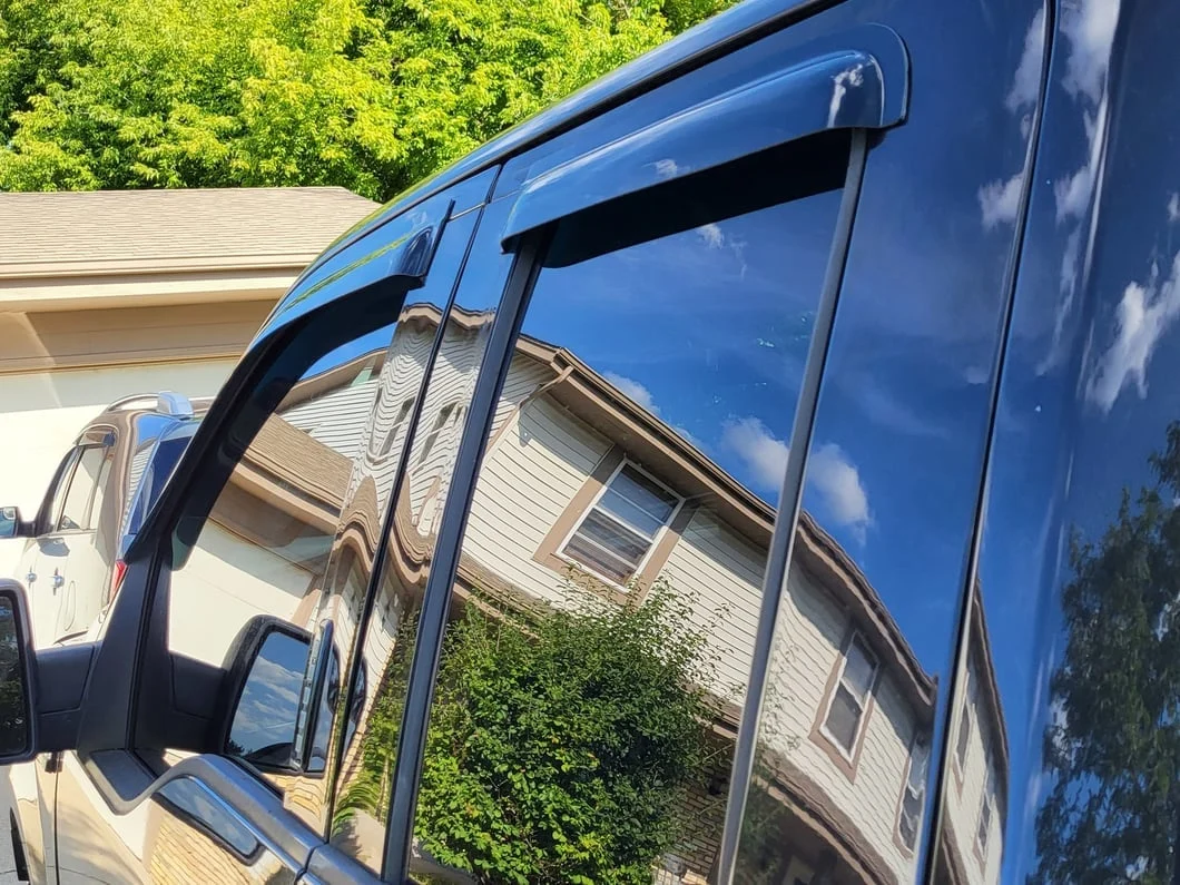 RedRock Window Deflectors; Front and Rear; Smoked (15-25 F-150 SuperCab) - Image 14