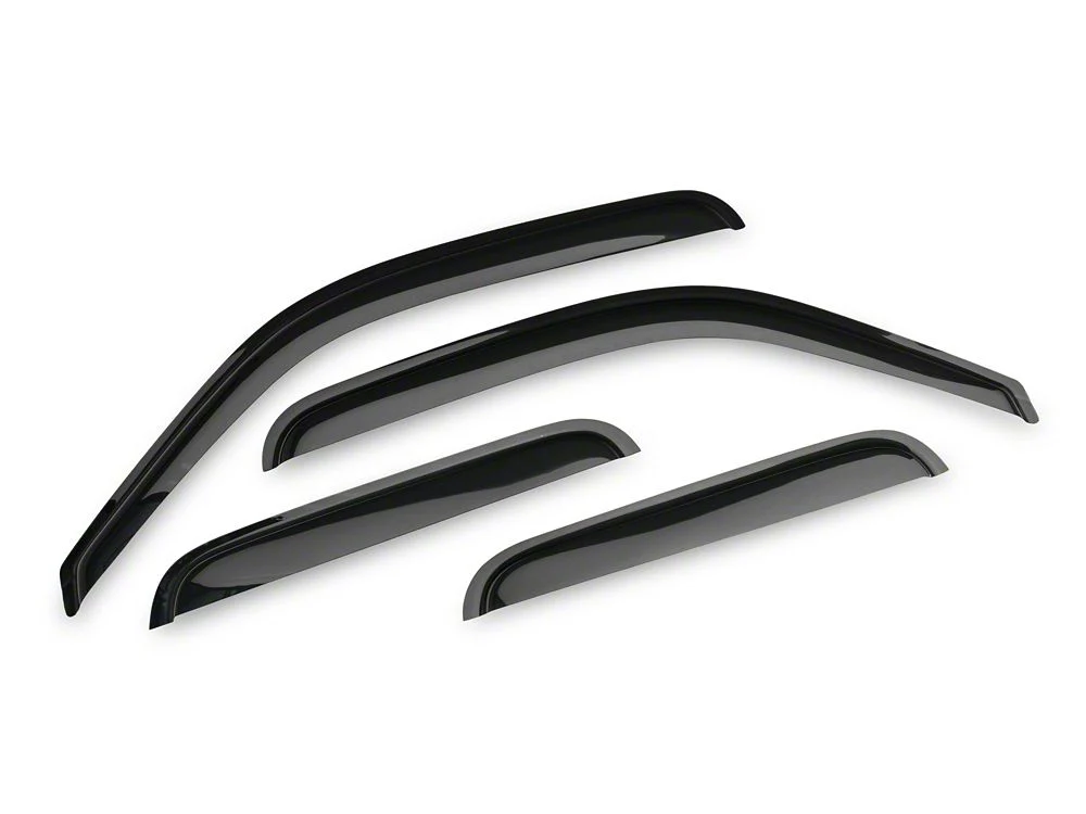 RedRock Window Deflectors; Front and Rear; Smoked (99-06 Silverado 1500 Extended Cab) - Image 2