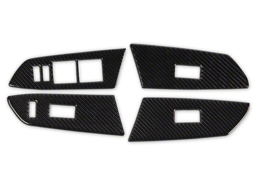 RedRock Window Switch Trim; Carbon Fiber (14-21 Tundra) - Image 3
