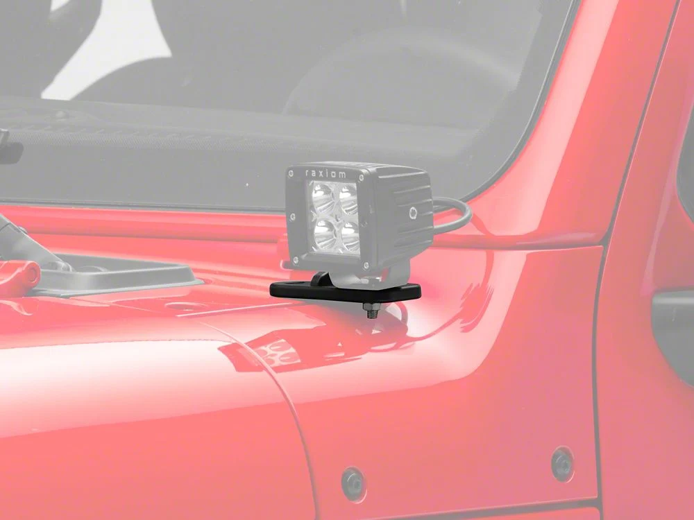 RedRock Windshield Hinge Light Mounts (18-25 Jeep Wrangler JL)