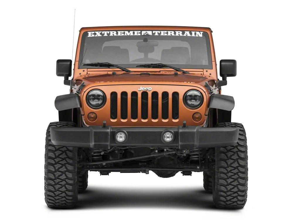 RedRock Wire Mesh Grille Insert; Black (07-18 Jeep Wrangler JK) - Image 7