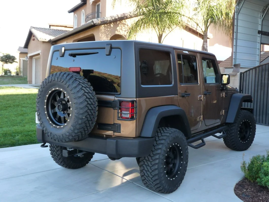 RedRock Wrap-Around Tail Light Guards; Textured Black (07-18 Jeep Wrangler JK) - Image 18